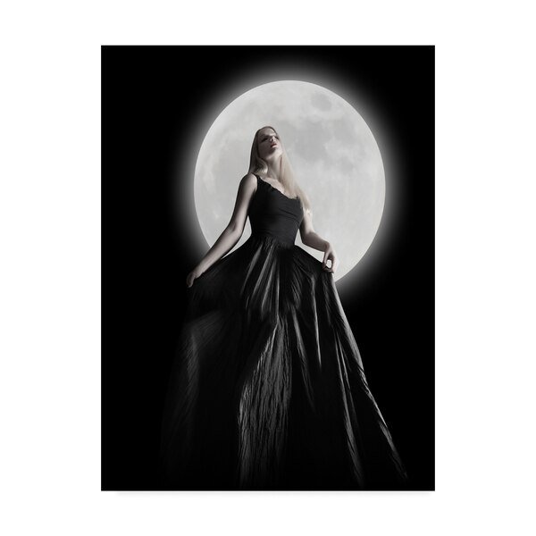 Angela Waye 'Dark Night Moon' Canvas Art, 18x24, Trademark Fine Art, Mfr#: 1X05381-C1824GG